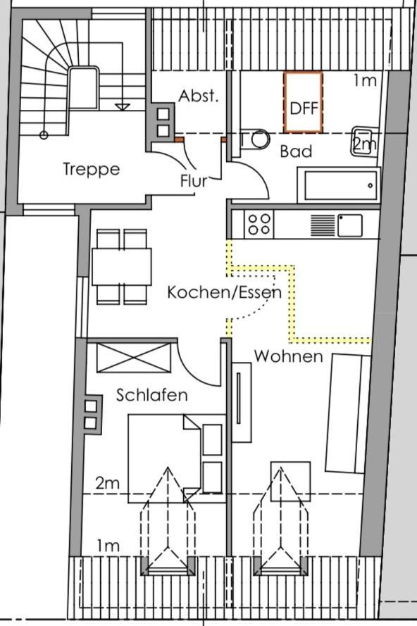 Апартаменты Casa Bergstrasse 3 Бенсхайм Экстерьер фото